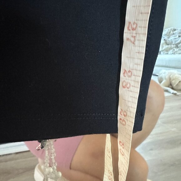 Quince Ultra-Stretch Ponte Straight Leg Pants Knit Fitted in Black Size Small - Picture 13 of 13